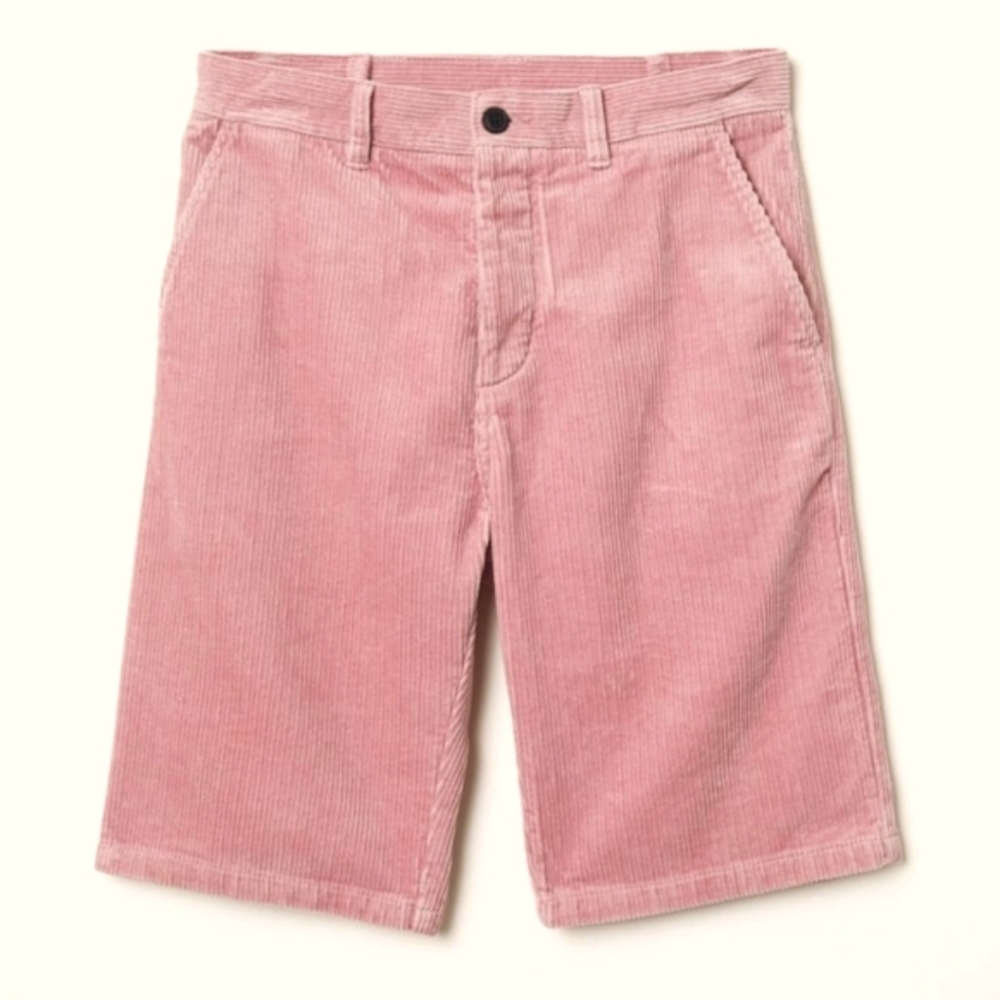 DIVIDED - Cotton corduroy shorts - Dusky Pink